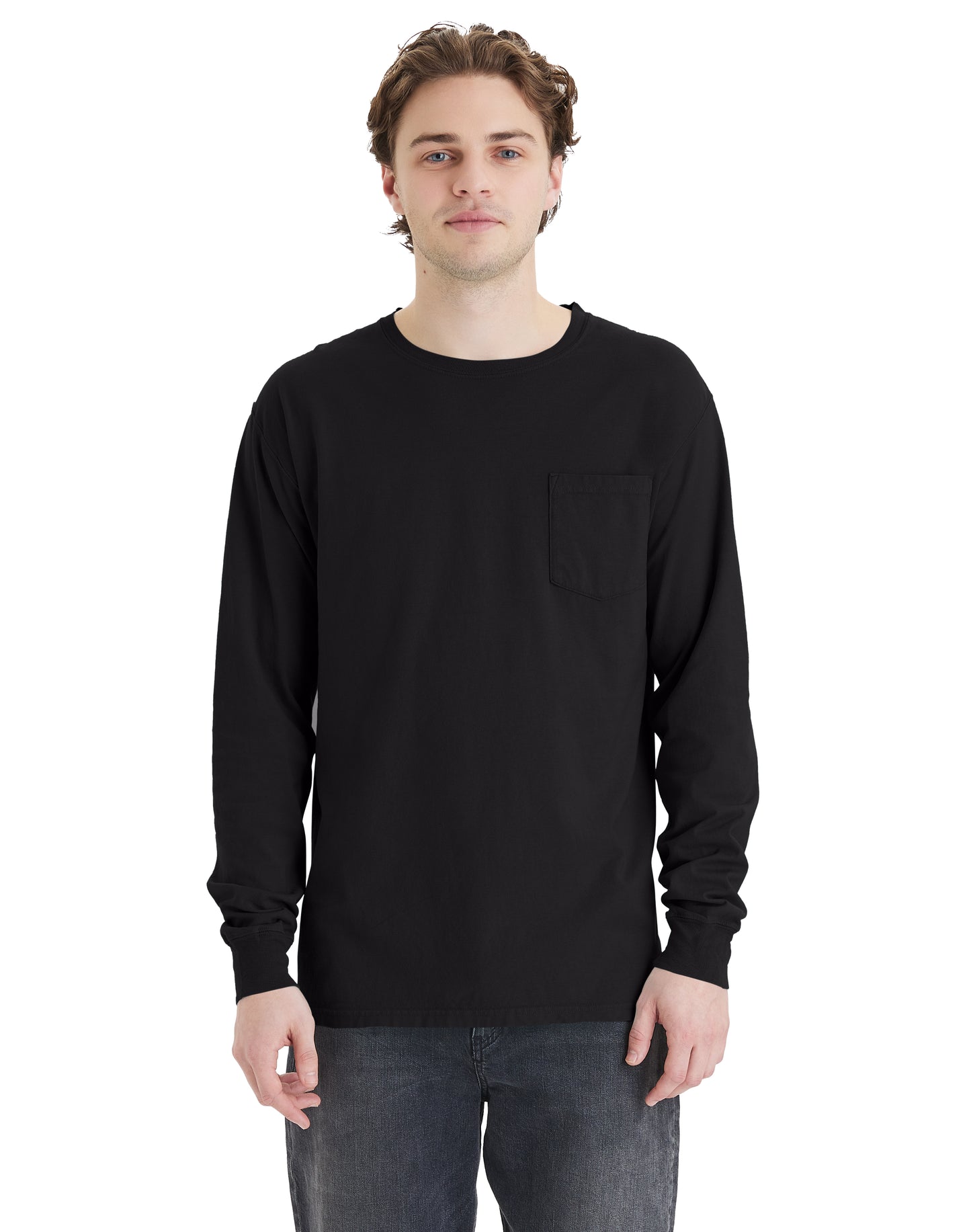 ComfortWash Long Sleeve Pocket T-Shirt - GDH250