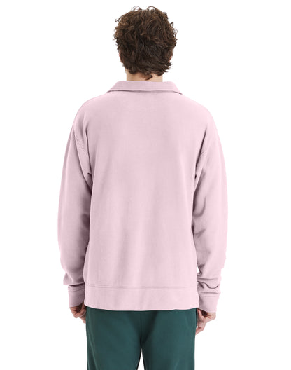 Garment Dye Polo Collar Sweatshirt - GDH490