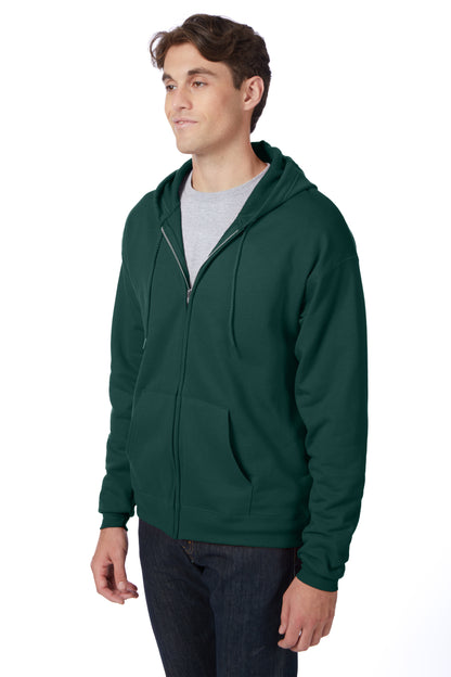 Hanes EcoSmart Full-Zip Fleece Hoodie - P180
