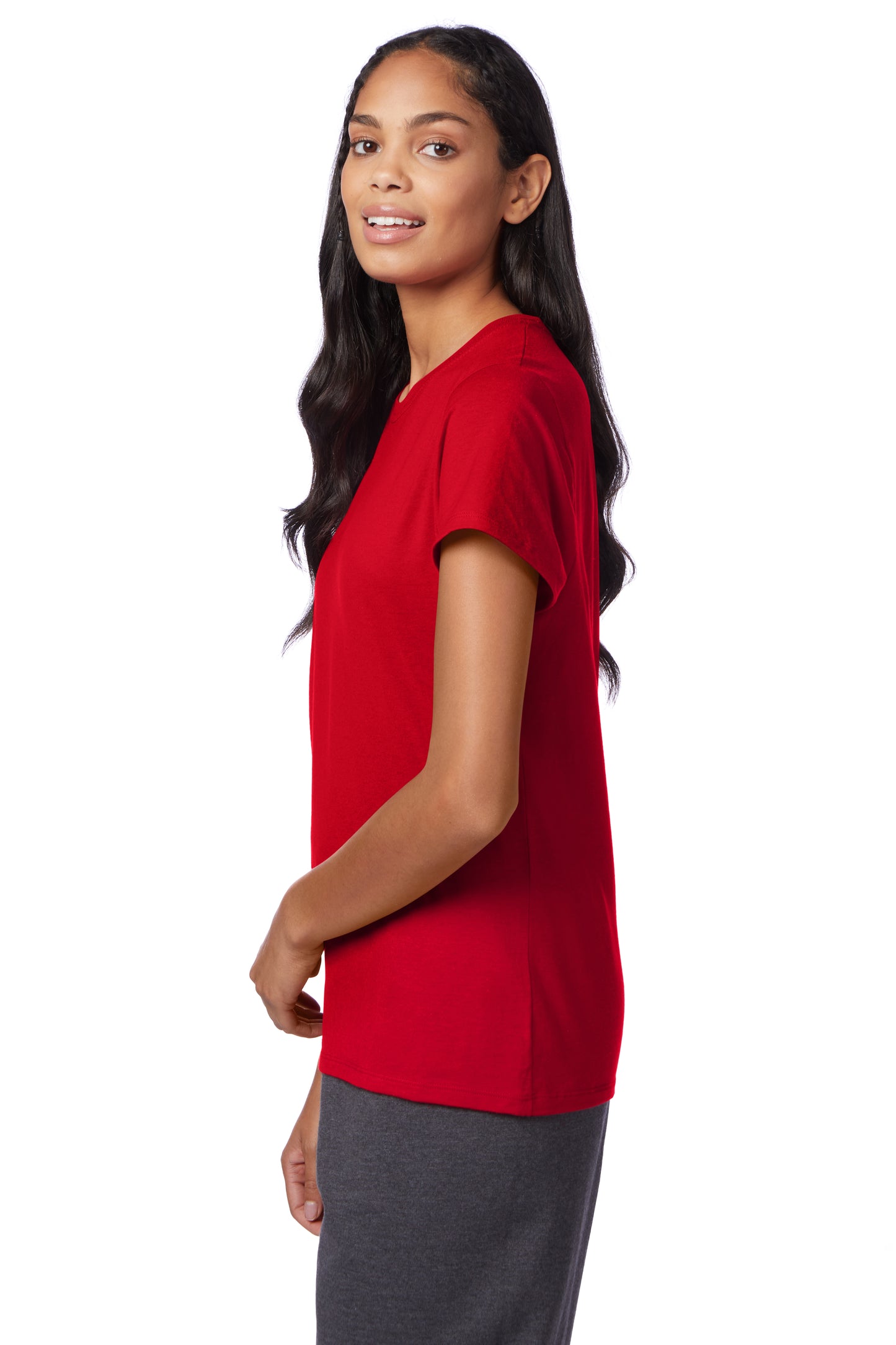 Hanes Perfect-T Women's Short Sleeve Crewneck T-shirt - SL04